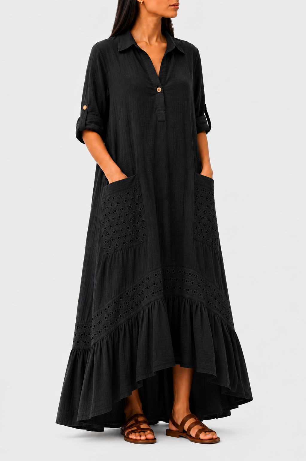 BELLARA DRESS-MIDNIGHT BLACK