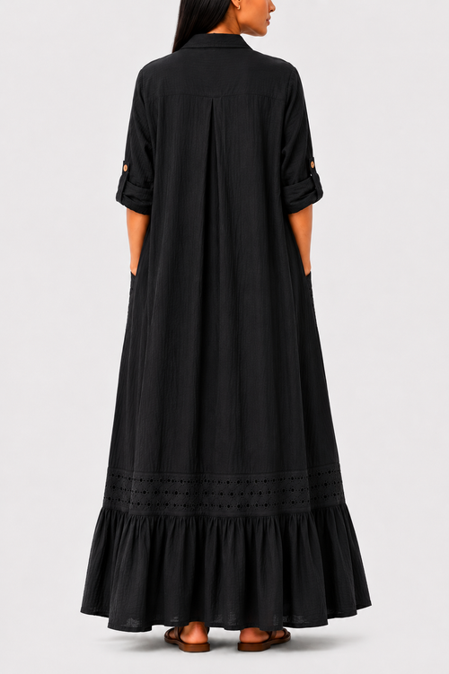 BELLARA DRESS-MIDNIGHT BLACK