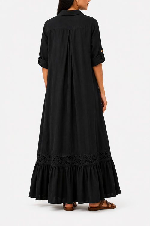 BELLARA DRESS-MIDNIGHT BLACK