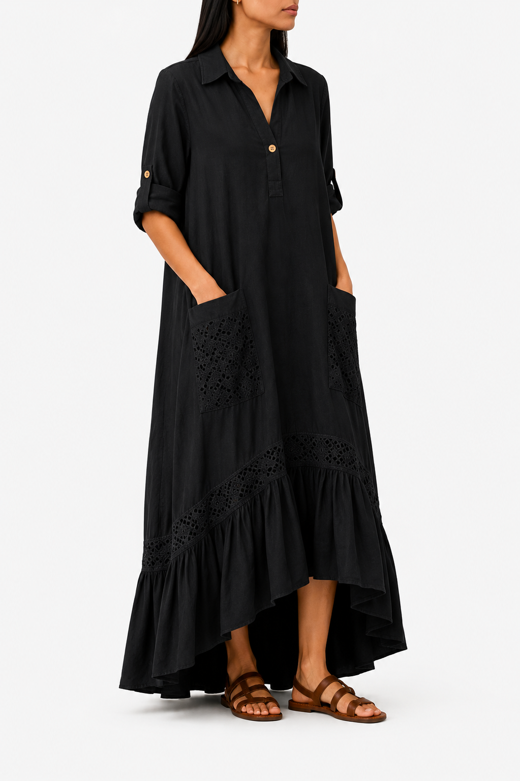 BELLARA DRESS-MIDNIGHT BLACK
